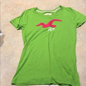 Green Hollister shirt